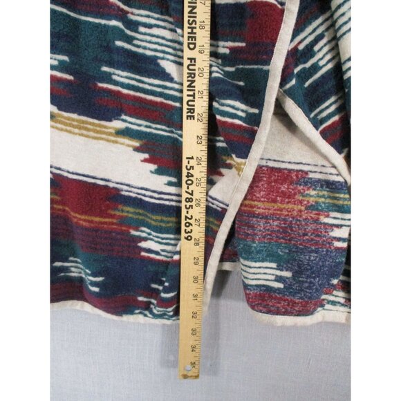 Lucky Brand Womens Aztec Southwestern Open Front Cardigan Sweater Size XS - Picture 4 of 8